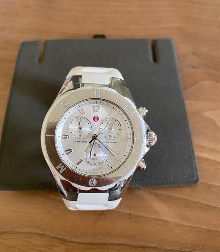 Michele White Tahitian Jellybean Watch Style MWW12F000032