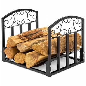 Firewood Storage Rack Log Holder Fireplace Wood Tray Store