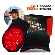 Red Light Therapy Cap 660nm 850nm LED Hair Growth Hat Loss Treatment Device