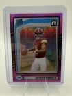 2024 Panini Donruss - Rated Rookie Jayden Daniels #389 Optic Preview Pink (RC)