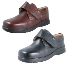 Mens DB Shoes Leather Variable Fit Extra Wide Depth Removable Insoles