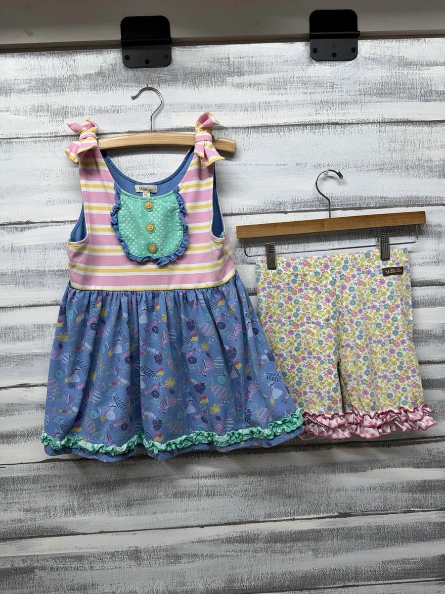 Canottiera Donna Matilda Jane Taglia Small | Fiori Blu, Spirito Scolastico, Nuova Con Etichette