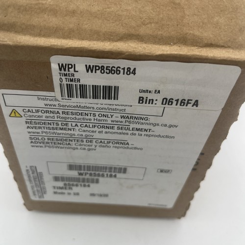 Whirlpool OEM Dryer Timer WP8566184 USED - Picture 2 of 9
