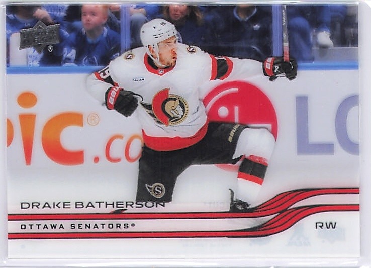 2025-26 Upper Deck #590 Drake Batherson Clear Cut Hockey