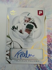 2024 TEJHAUN PALMER Leaf Trinity Pristine Auction Autograph Card# BA-TP1