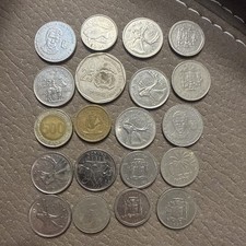 Lot of 20 World Coins Mixed Countries Foreign Coin Collection Canada Jamaica
