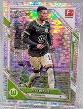 Adam Daghim - Disco Refractor - Topps Chrome Bundesliga 2025/26 #99 VfL Wolfsburg