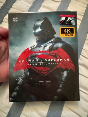 Batman V Superman Dawn of Justice 3D 4K XL Full Slip SteelBook Blu-ray FilmArena