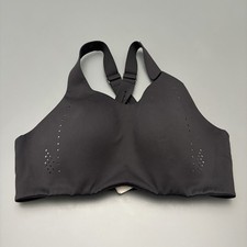 Lululemon Air Support Sport Bra Size 34D Black Wireless Lined Racerback Running