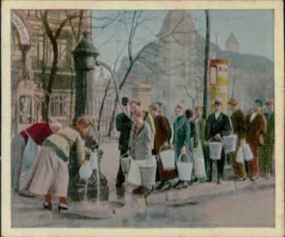 1930s Eckstein Dresden Water Strike Weimar Era Tobacco Cigarette Card