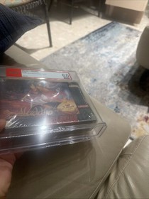 SNES Aladdin Sealed B PSA 6.0 Not WATA CGC VGA H Overlap Seam
