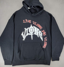VLone Live Die Hoodie Logo Black Size XXL Heavy Double Sided Juice Wrld