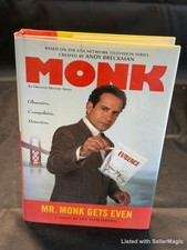 Mr. Monk Gets Even | Lee Goldberg | Obsidian | Signed, First Edition