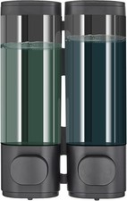 Wall Mounted Soap Dispenser Bathroom 2 Chambers, Liquid Dispenser for Shower
