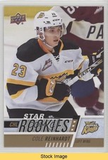 2017-18 Upper Deck CHL Star Rookies Cole Reinhardt #377 READ vm9