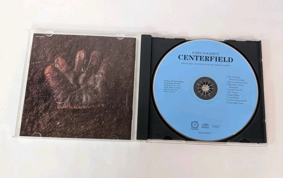 John Fogerty Centerfield CD 1985 DreamWorks Records Made In The USA Vintage  — 第 2/4 张图片