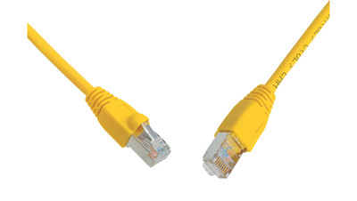 Patchcord CAT6 SFTP PVC 10m żółty snag-proof C6-315YE-10MB