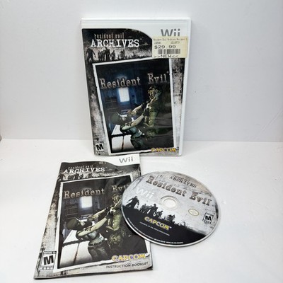 Resident Evil Archives Nintendo Wii Video Game Capcom Survival Horror CIB M