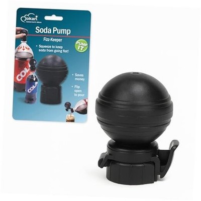 Keeper Pump and Pour Soda Bottle Cap Preserves Carbonation with Flip Top
