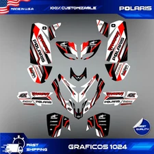 Polaris Predator 500 graphics full decals stickers kit atv