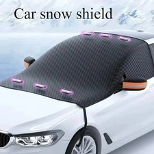 Universal Car Windshield Snow Cover Magnetic Sun Ice Frost Protector Shield UK