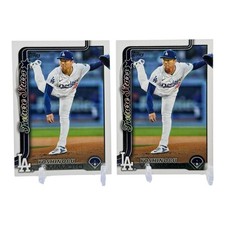 2025 Topps Series 1 - Future Stars Yoshinobu Yamamoto #231 Dodgers Lot of 2