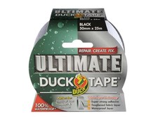 Shurtape - DuckÂ® Tape Ultimate 50mm x 25m Black - 232152 0.44 per metre