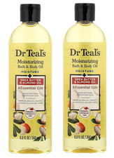 Dr. Teal's Shea Butter Almond Moisturizing Bath Body Oil 260ml Pack of 2
