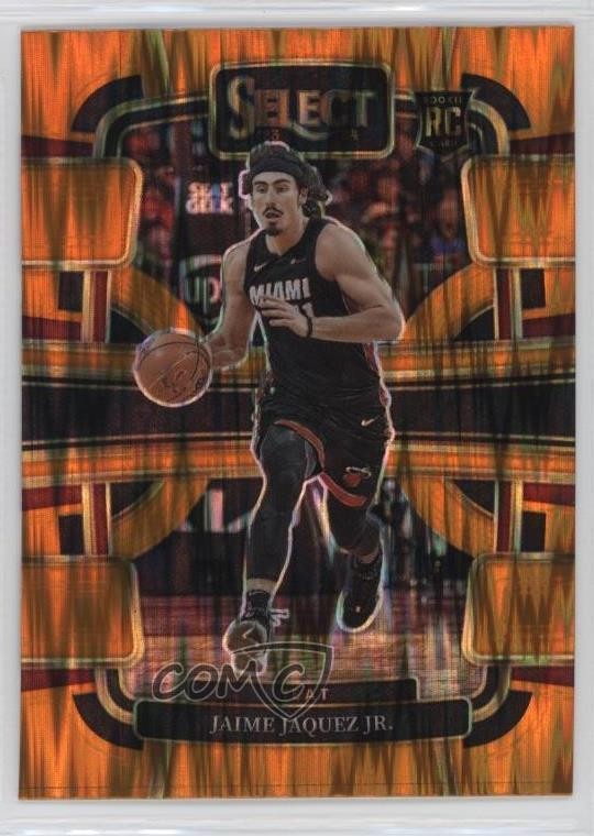 2023-24 Panini Select Concourse Orange Flash Prizm Jaime Jaquez Jr #100 11qz
