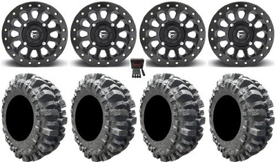 Fuel Vector Beadlock 15'' Wheels 31'' Bogger Tires Can-Am Commander Maverick