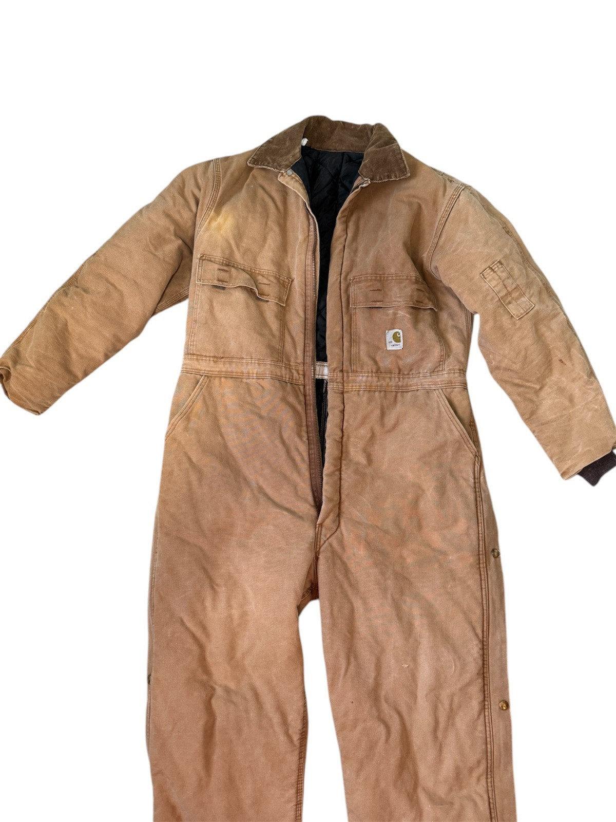 VTG Carhartt Artic Quilt Lined Coveralls Mens 46R Tall 968QZ VTG Carhartt Artic Quilt Lined Coveralls Mens 46R Tall 968QZ