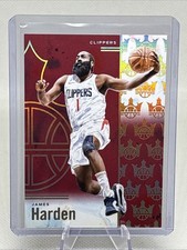2024-25 Panini Court Kings - James Harden #82 Burgundy /125 Clippers FHOF NM