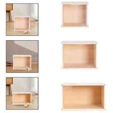 Hamster Buddelbox Aus Holz mit Durchsichtigem Sichtfenster Als Grabungsbox