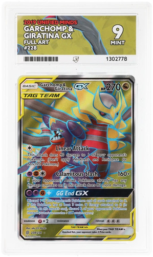 Garchomp & Giratina-GX graded ACE 9 for sale on eBay