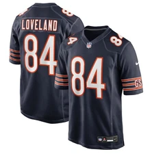 Colston #84 Loveland MEN Stitched Jersey Navy