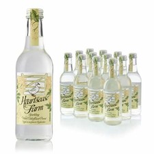 Heartsease Farm GLASS Sparkling Elderflower Presse 330ml x 12 Pack