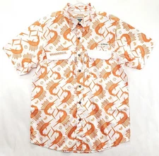 Magellan Whataburger Shirt Mens S White Orange Fish Gear Relaxed Fit