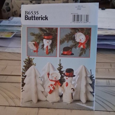 Butterick B6535 Doll & Animal Decorations Sewing Pattern, Contemporary Original