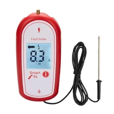 Electric Fence Voltage Tester, Handheld Fence Fault Finder Fence Tester for F...