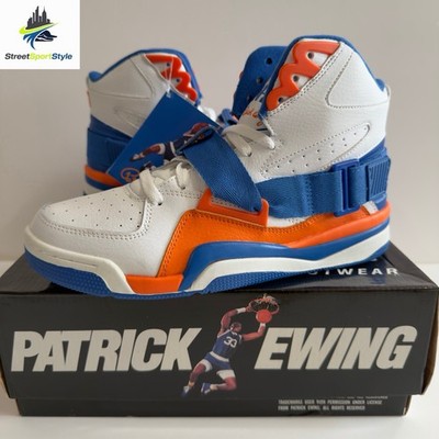 Size 9 - *BRAND NEW* 2015 Ewing Athletics Concept Hi White/NY Knicks Blue/Orange