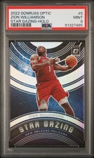 2022 PANINI DONRUSS OPTIC STAR GAZING HOLO #5 ZION WILLIAMSON PSA 9