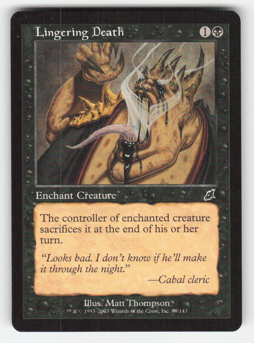 2003 Lingering Death Scourge 69 MTG