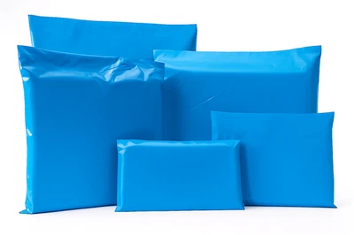 COMPLETE FIXTURE & FITTINGS LIMITED Versandtaschen x100 - starke blaue Poly Postverpackung - wasserdicht - mehrere Größen