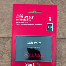 SanDisk SSD PLUS 2TB 2.5in Internal SSD 545MB/s Read Speed Black