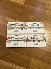 Lot Of 4 COPIC ACREA Paint Markers Water Based Vivid Light Deep Essential