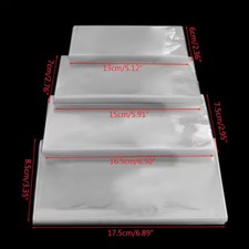 Clear Banknote Protective Sleeves for Paper Money, Stamp Collection Storage Bags