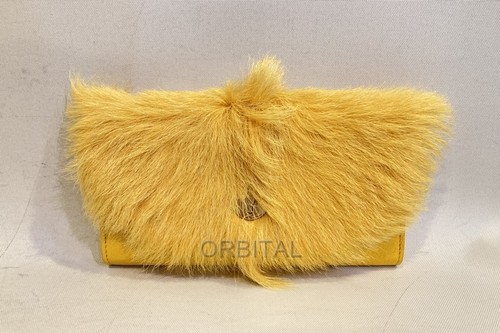 Futako Tamagawa) BURBERRY BURBERRY 2023 Fur Leather Long Wallet Long Wallet Clu