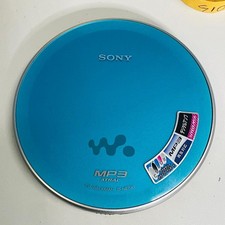 Sony D-NE730 Walkman Portable CD Player MP3 ATRAC Blue Tested Working