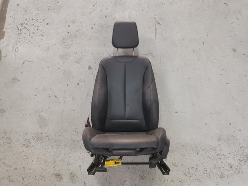 BMW 1 SERIES FRONT SEAT LH FRONT, F20, HATCH, LEATHER, BLACK, 06/11-05/19 11 12
