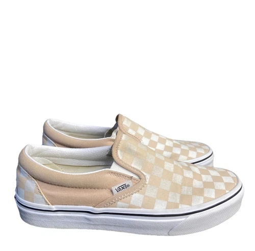 Scarpe sneakers Vans classiche a scacchiera slip on uomo taglia 6